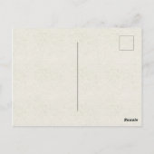 Moderne bekendmaking van de aankondiging van de eu briefkaart (Achterkant)