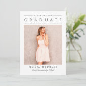 Moderne bekendmaking van hoge Afstuderen in de EU Aankondiging (Staand voorkant)