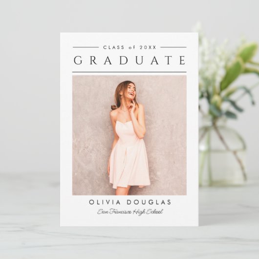 Moderne bekendmaking van hoge Afstuderen in de EU Aankondiging (Staand voorkant)