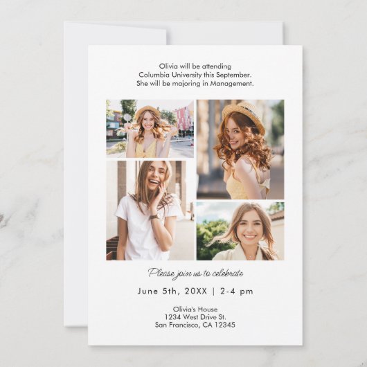 Moderne bekendmaking van hoge Afstuderen in de EU Aankondiging (Achterkant)