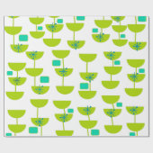 Moderne bekertjes uit de middeleeuwen cadeaupapier (Vlak)