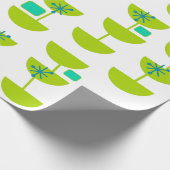 Moderne bekertjes uit de middeleeuwen cadeaupapier (Hoek)