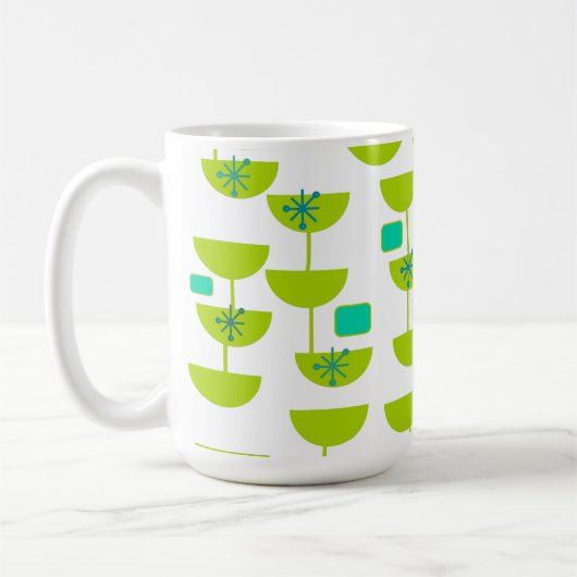 Moderne bekertjes uit de middeleeuwen koffiemok (Links)