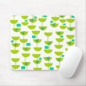 Moderne bekertjes uit de middeleeuwen muismat (Met muis)