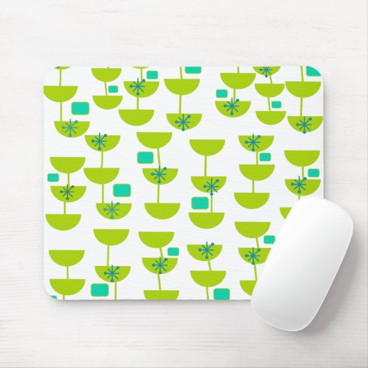 Moderne bekertjes uit de middeleeuwen muismat (Met muis)