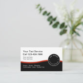 Moderne belastingdienst visitekaartje (Staand voorkant)