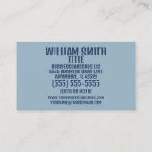 Moderne belastingvoorbereider visitekaartje (Achterkant)