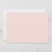 Moderne belettering blush 2 foto save the date (Achterkant)