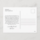 Moderne belettering vijf foto Vrolijk Kerstfeest Feestdagenkaart (Achterkant)