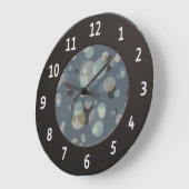 Moderne bellen met witte cijfers - Cirkel Grote Klok (Hoek)