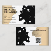 Moderne belletjes patroon van metallisch visitekaa visitekaartje (Voorkant / Achterkant)