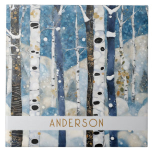 Moderne berg keramische Tegel Tegeltje