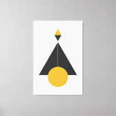 Moderne bergkunst canvas afdruk (Voorkant)