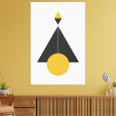 Moderne bergkunst canvas afdruk (Insitu (Woonkamer))