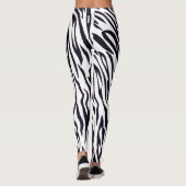 Moderne bergzebraprint-patroonleggingen leggings (Achterkant)