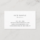 Moderne berlijne afstandsbediening - Afgeleide gra Visitekaartje (Achterkant)