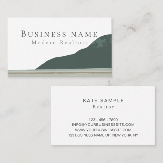 Moderne berlijne afstandsbediening - Afgeleide gra Visitekaartje (Voorkant / Achterkant)