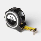 Moderne Beroep Architect Zwart-wit Rolmaat (Hoek)