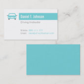 Moderne beroepschauffeur visitekaartje (Voorkant / Achterkant)