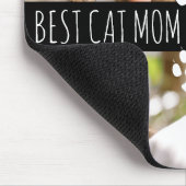 Moderne BEST CAT MOM 8 foto's gepersonaliseerd Muismat (Hoek)