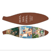 Moderne BEST DAD EVER 3 Foto's Gepersonaliseerde A Basketbal (Panelen)