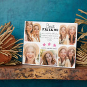 Moderne Best Friends Photo Grid Keepomwille Gift Fotoplaat (Zijkant)