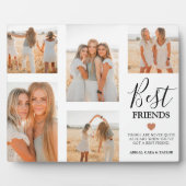 Moderne Best Friends Photo Grid Keepomwille Gift Fotoplaat (Voorkant)