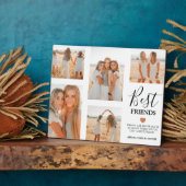 Moderne Best Friends Photo Grid Keepomwille Gift Fotoplaat (Zijkant)