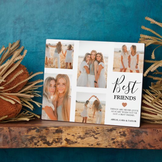 Moderne Best Friends Photo Grid Keepomwille Gift Fotoplaat (Zijkant)