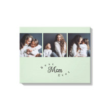 Moderne Best Mom Ever Elegante Script 3 Foto