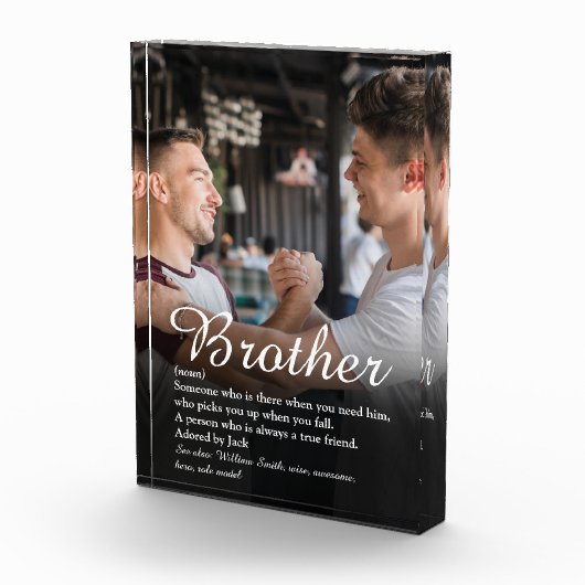 Moderne Beste Broer Ooit Foto Definitie (Rechts)