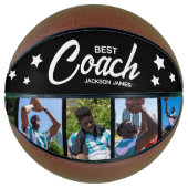 Moderne Beste Coach 5 Foto Basketbal (Voorkant)