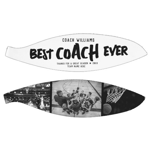 Moderne BESTE COACH EVER Cool Street Style Collage Basketbal (Panelen)
