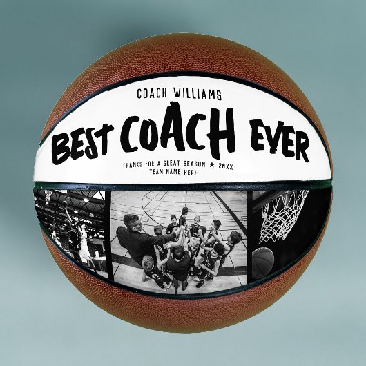 Moderne BESTE COACH EVER Cool Street Style Collage Basketbal