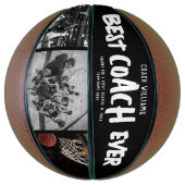 Moderne BESTE COACH EVER Cool Street Style Foto Basketbal (Verticaal)