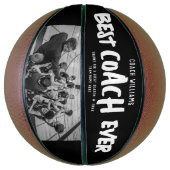 Moderne BESTE COACH EVER Cool Street Style Foto Basketbal (Verticaal)