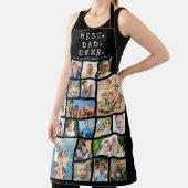 Moderne BESTE DAD OOIT 19 Fotocollage Custom Schort (Insitu)