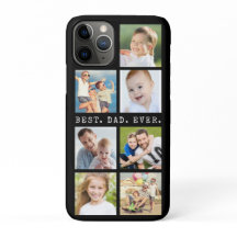 Moderne BESTE DAD OOIT 7 foto's gepersonaliseerd