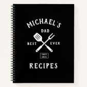 Moderne, BESTE DAD VAN Rustic OOIT Cool Retro Reci Notitieboek (Voorkant)