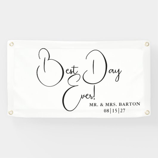 Moderne beste dag ooit auto banner (Horizontaal)