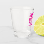 Moderne beste dag ooit bruiloft gunst shot glas (Links)