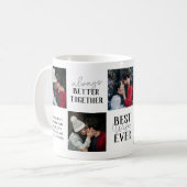 Moderne Beste Echtgenote Ooit 5 Foto Collage Koffiemok (Voorkant links)