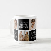 Moderne Beste Familie Ooit 5 Fotocollage Koffiemok (Voorkant links)