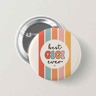 Moderne beste Gigi ooit Schattigee Retro oma Ronde Button 5,7 Cm