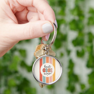 Moderne beste Gigi ooit Schattigee Retro oma Sleutelhanger