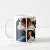Moderne Beste Kattenmoeder 7-Foto Collage Koffiemok (Links)