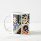 Moderne Beste Kattenvader 7-Foto Collage Koffiemok (Links)