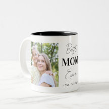 Moderne beste mam ooit 2 Foto-collage gepersonalis