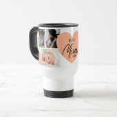 Moderne beste mam ooit 4 foto reisbeker (Voorkant links)