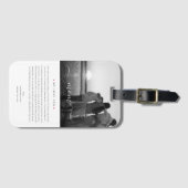 Moderne beste mam ooit foto alleenstaande moeders bagagelabel (Voorkant (horizontaal))